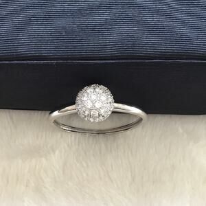 Silver Large Crystal Burst Bangle